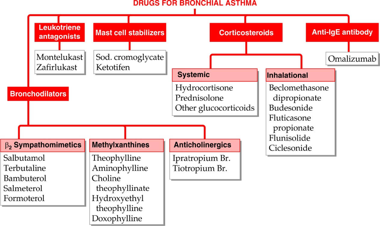 DRUGS USED FOR ASTHMA