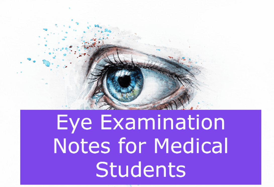 Eye Examination Notes for Medical Students